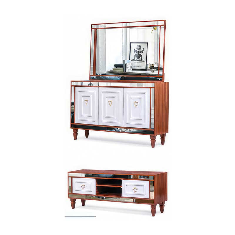 ست آینه کنسول بزرگ و میز تلویزیون زواری