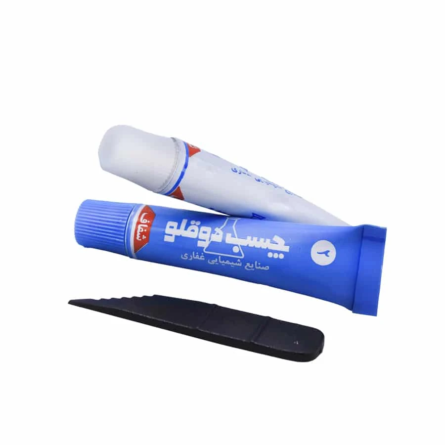 چسب دو قلو شفاف غفاری