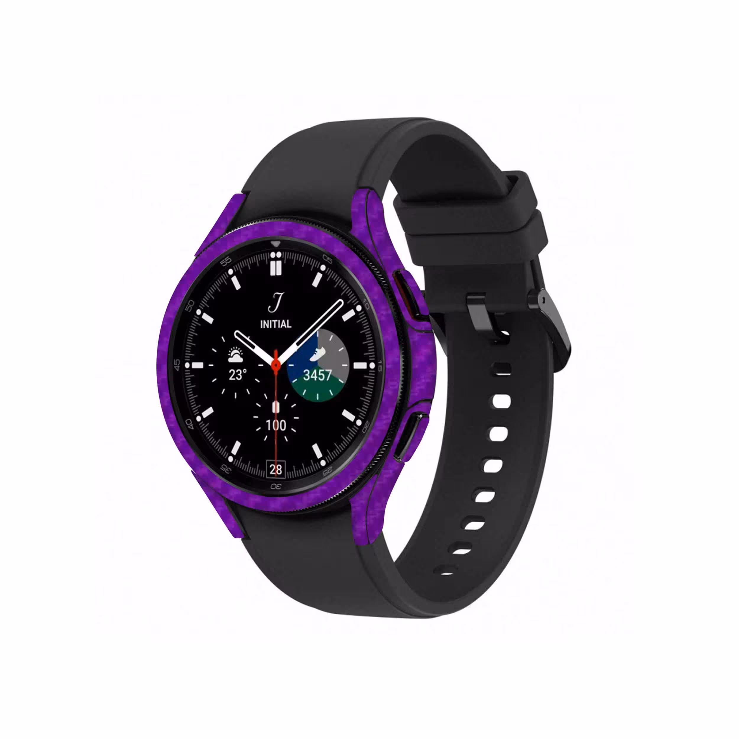 برچسب ماهوت طرح Purple Fiber مناسب برای ساعت هوشمند سامسونگ Watch4 Classic 42mm
