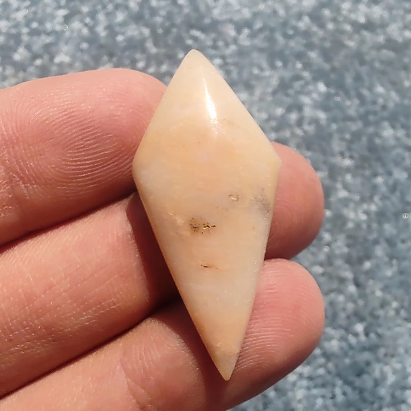 نگین جاسپر شیری صلیبی