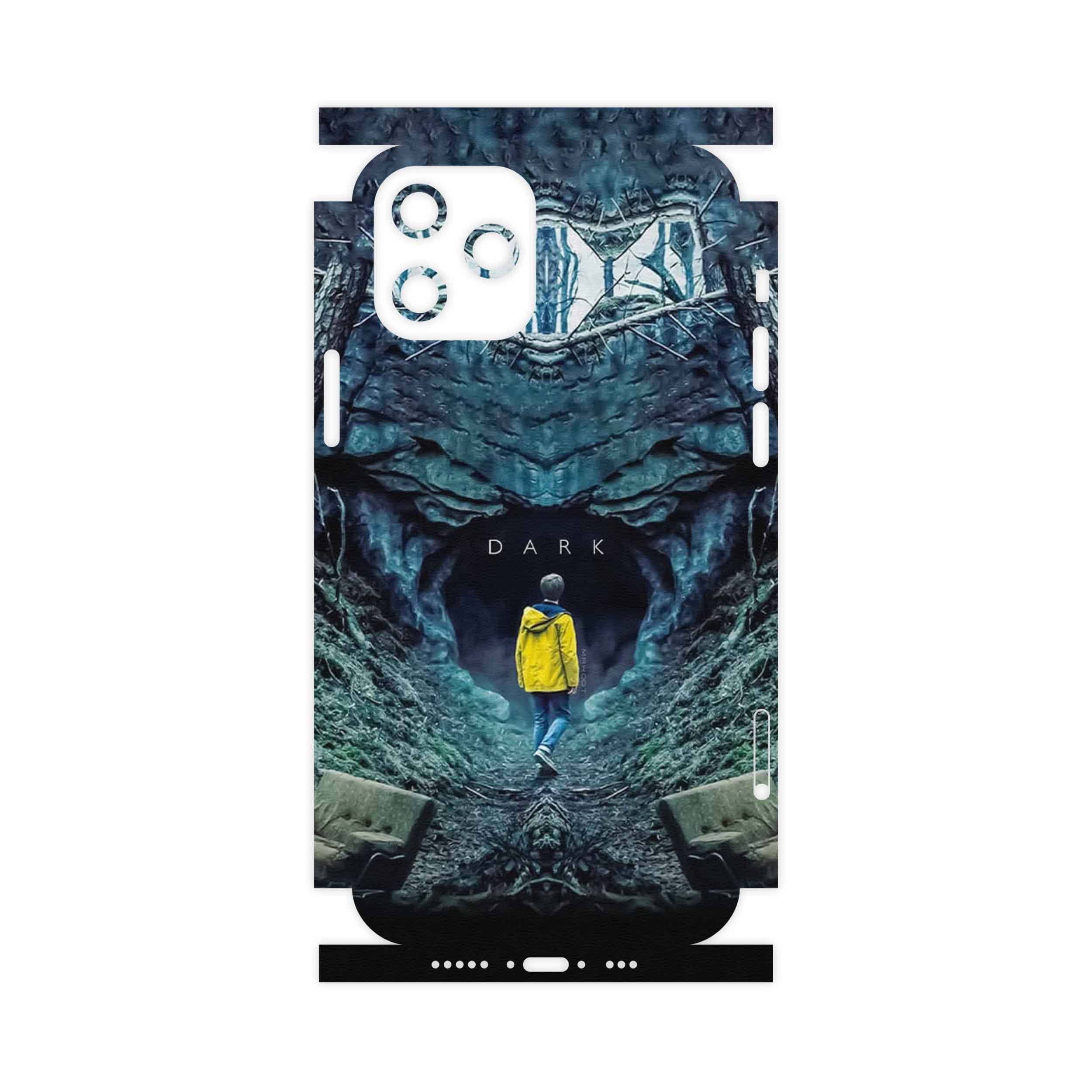 برچسب پوششی ماهوت مدل Dark-FullSkin مناسب برای گوشی موبایل اپل iPhone 12 Pro