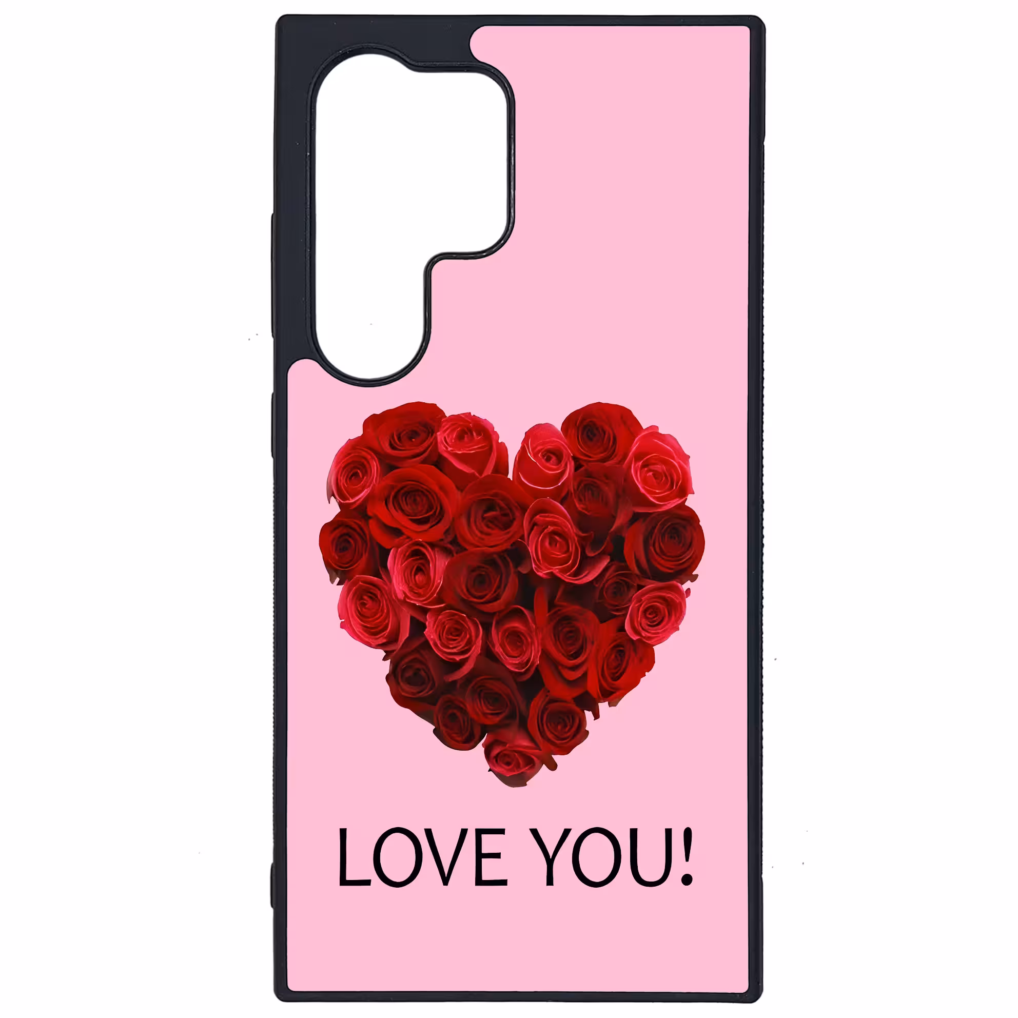 کاور طرح LOVE YOU کد G-031 مناسب برای گوشی موبایل سامسونگ Galaxy S24 Ultra | دیجی قاب دونی