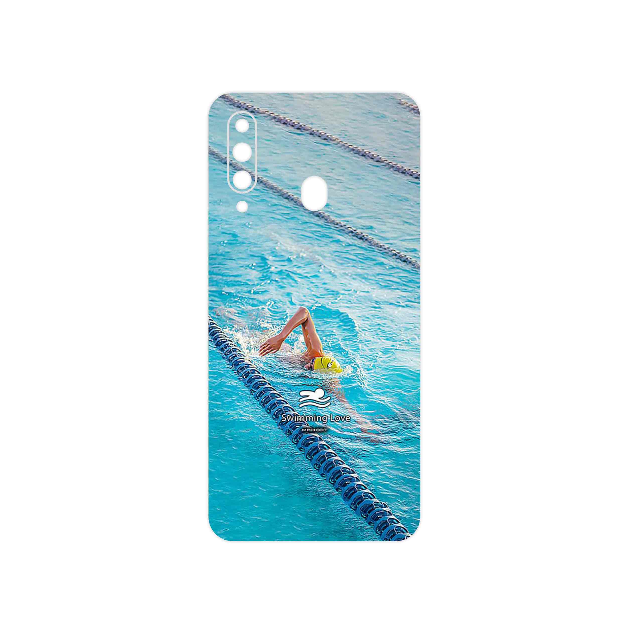 برچسب پوششی ماهوت مدل Swimming مناسب برای گوشی موبایل سامسونگ Galaxy A60