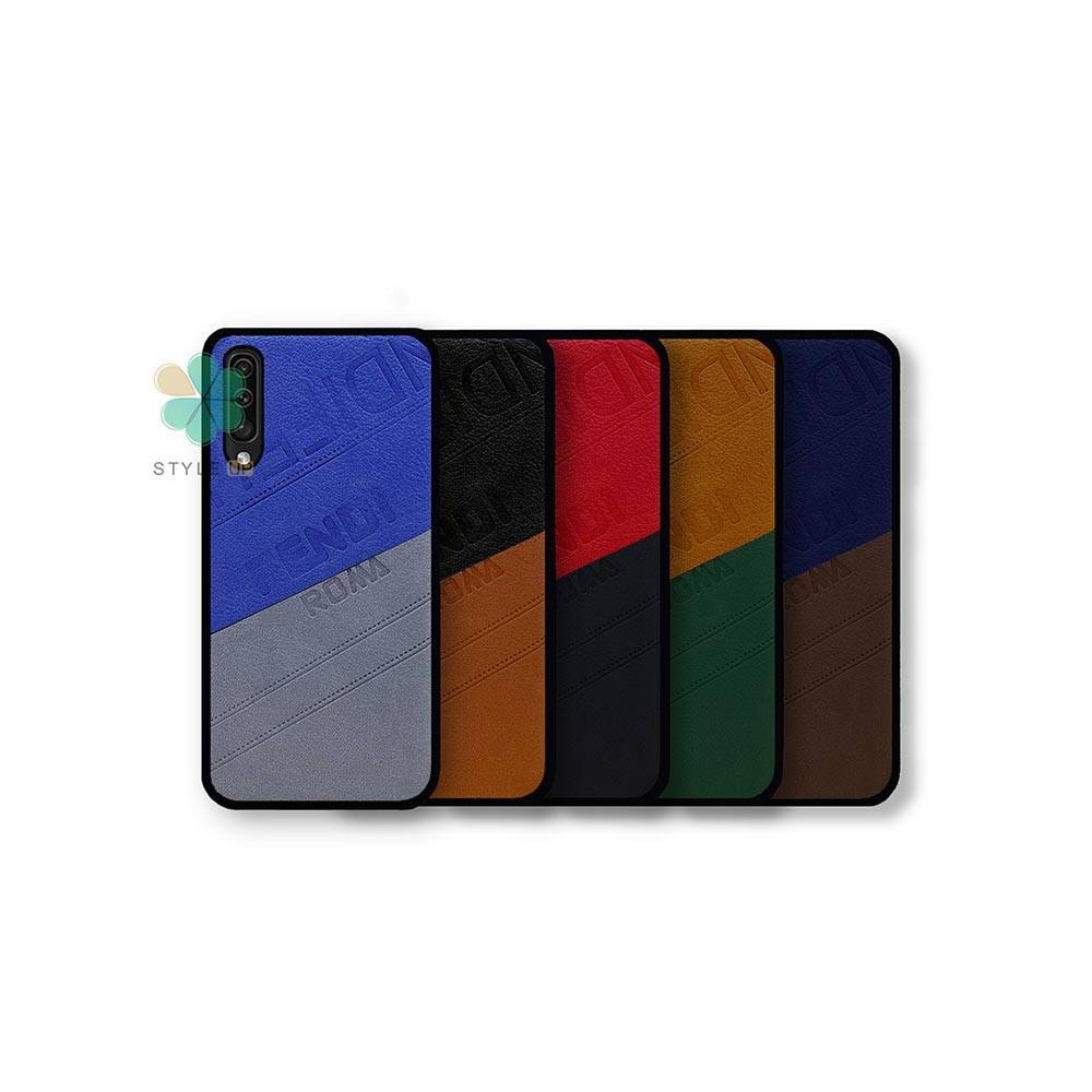 قاب چرمی گوشی سامسونگ Samsung Galaxy A70s مدل Fendi Roma