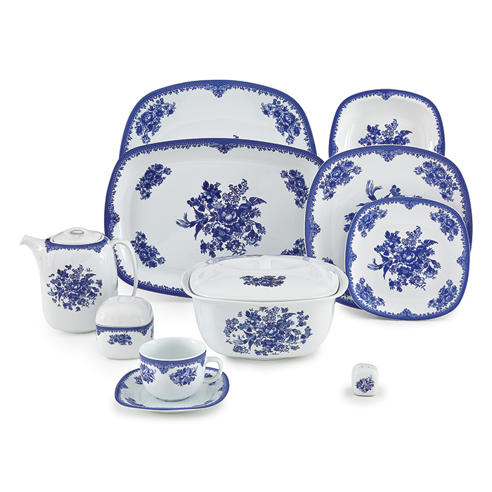 سرویس چینی زرین 12 نفره کامل فلورانس (98 پارچه)