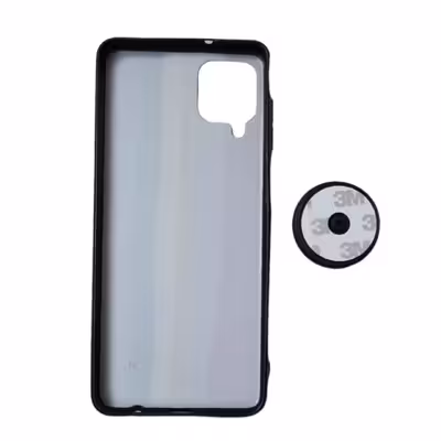 کاور طرح دخترانه کد 112 مناسب برای گوشی موبایل سامسونگ Galaxy A12 به همراه پاپ سوکت