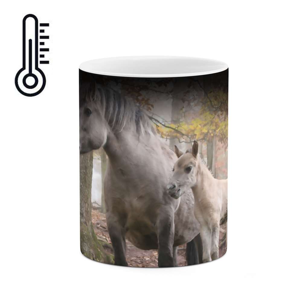 ماگ حرارتی طرح اسب  مدل mgh03402