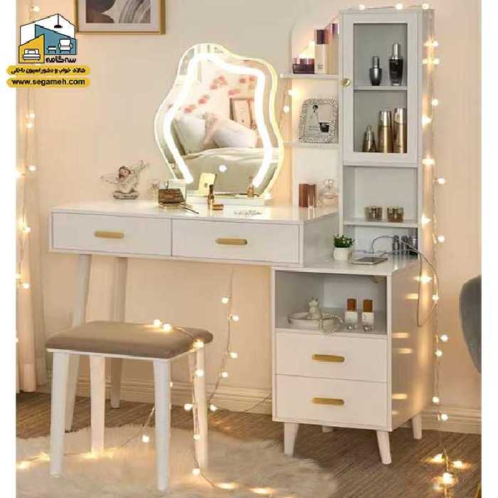 میز آرایش لامپ دار DMP263