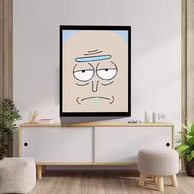 تابلو مدل Rick &amp; Morty کد F-1042