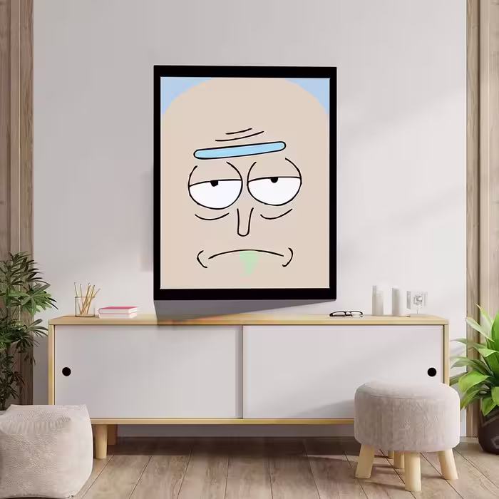 تابلو مدل Rick &amp; Morty کد F-1042