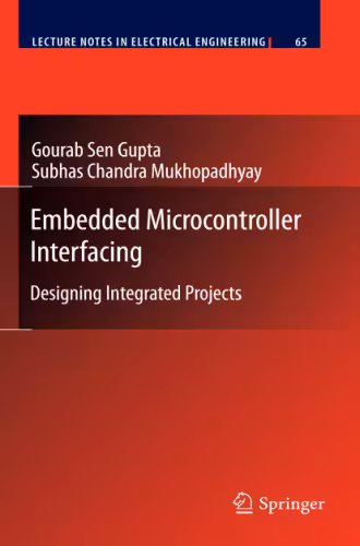 خرید و دانلود نسخه کامل کتاب Embedded Microcontroller Interfacing: Designing Integrated Projects