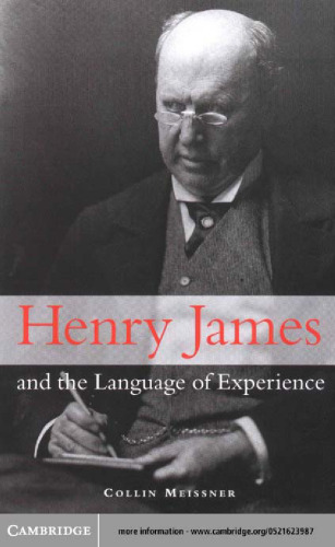 خرید و دانلود نسخه کامل کتاب Henry James and the Language of Experience
