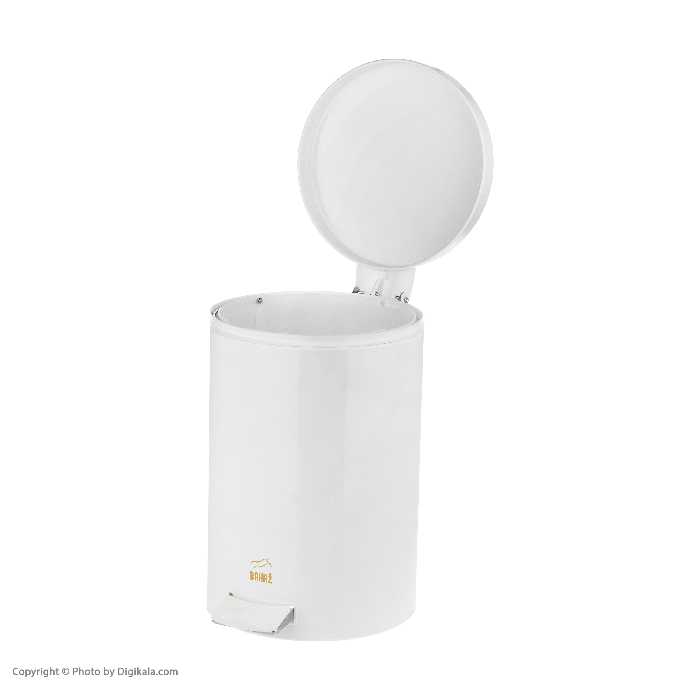 سطل زباله پدالی بهاز کالا کد 16162089 ظرفیت 14 لیتر	