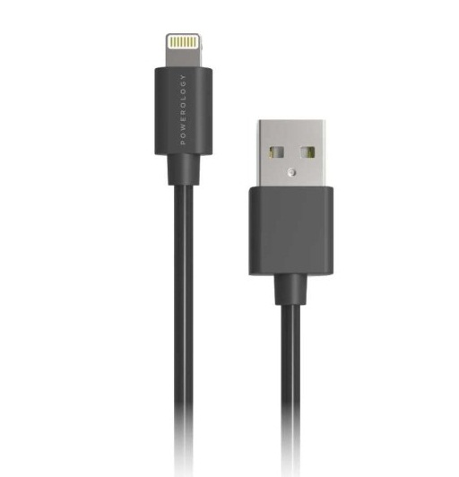 کابل تبدیل USB به لایتنینگ پاورولوجی مدل p12bl طول 1.2 متر
