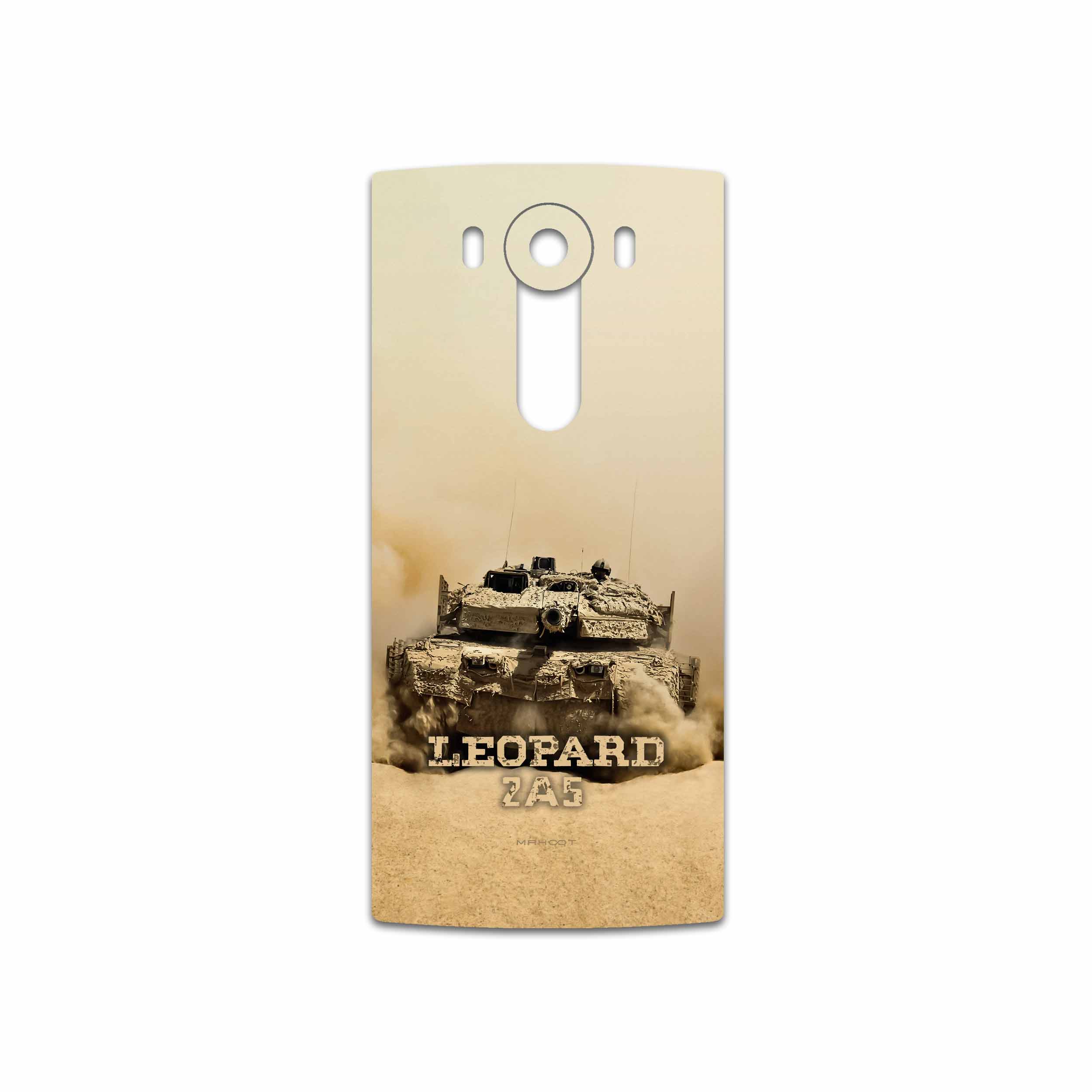 برچسب پوششی ماهوت مدل Leopard 2A5 tank مناسب برای گوشی موبایل ال جی V10