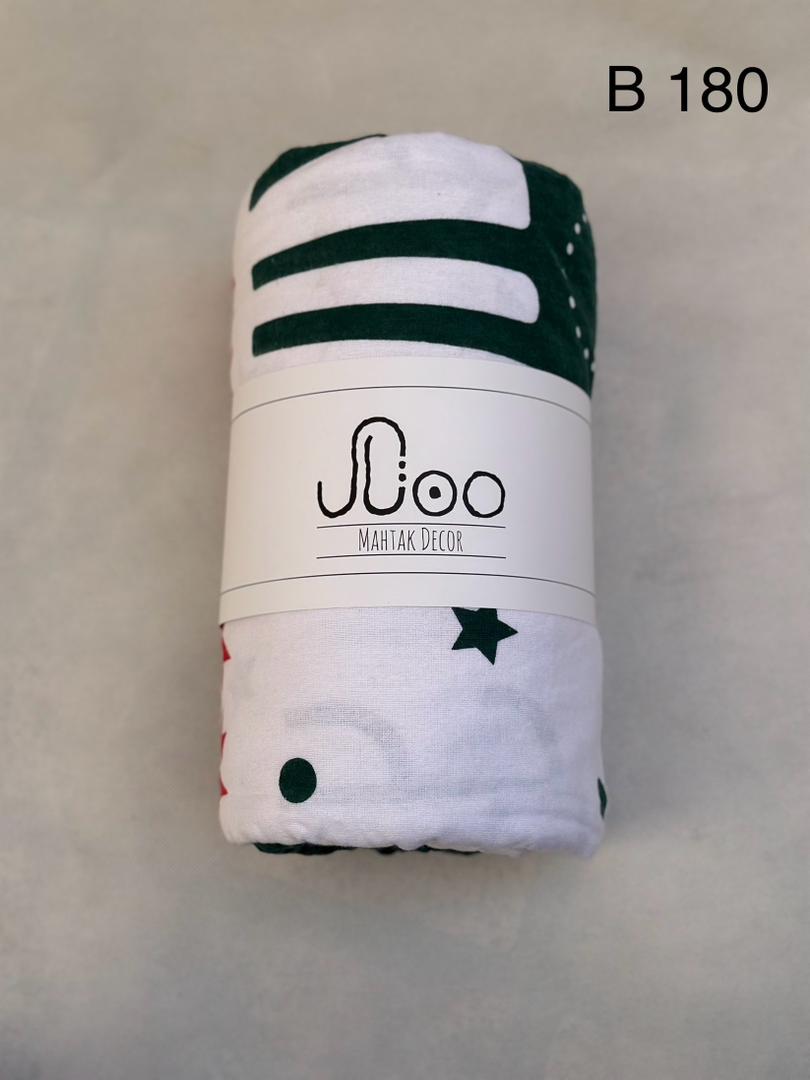 روتختی دونفره سه تکه کدB180 (کاور تشک،دوعدد روبالشتی)