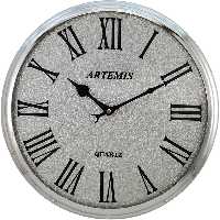 ساعت دیواری آرتمیس کد 2024 Silver نقره ای کد 12735