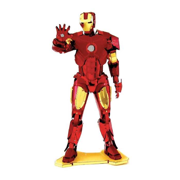 پازل فلزی 3 بعدی مدل Color Iron Man (آیرون من قرمز)