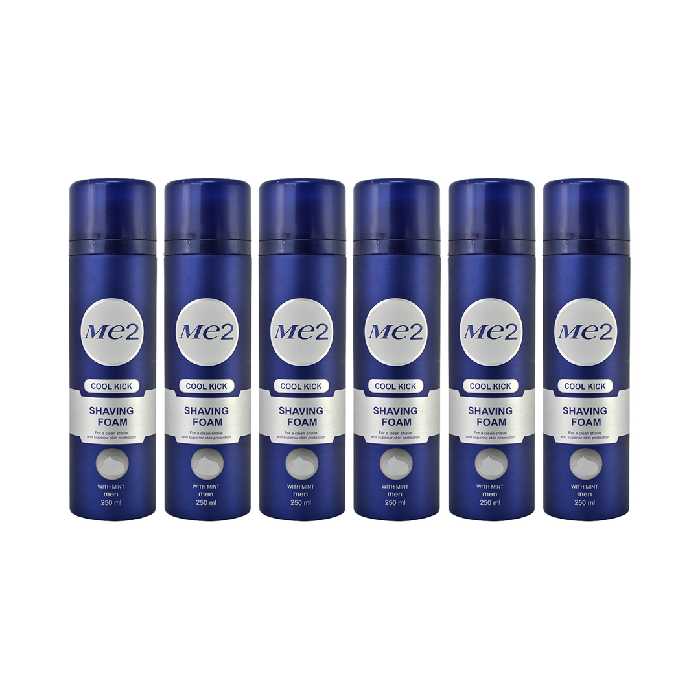 فوم اصلاح می تو مدل COOL6 حجم 250 میلی لیتر مجموعه 6 عددی