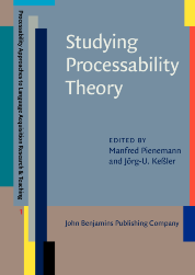 خرید و دانلود نسخه کامل کتاب Studying Processability Theory An Introductory Textbook - Pdf