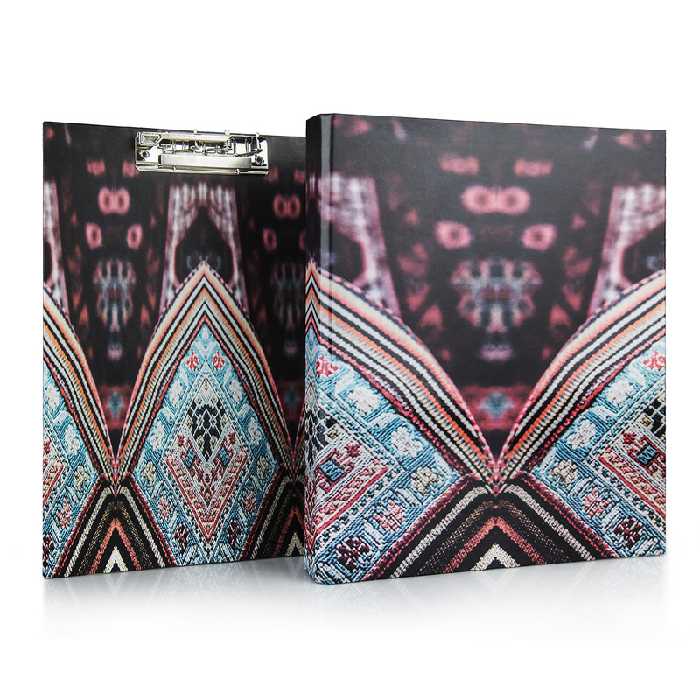 کلاسور کلاسیک طرح گلیم بندر ترکمن به همراه تخته شاسی | چاوه