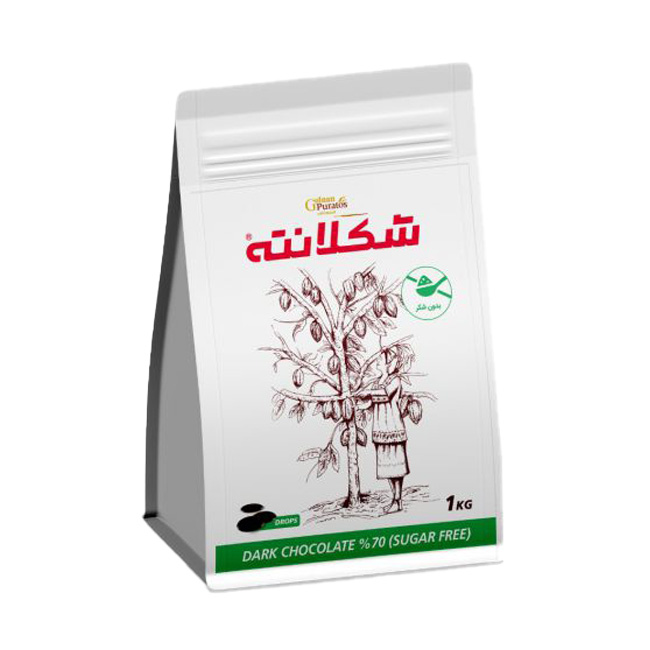 شکلانته 70% تلخ بدون شکر گلنان پوراتوس