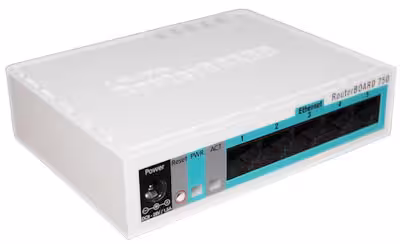 MikroTik RB750G | شبکه ارغوان 021-41902