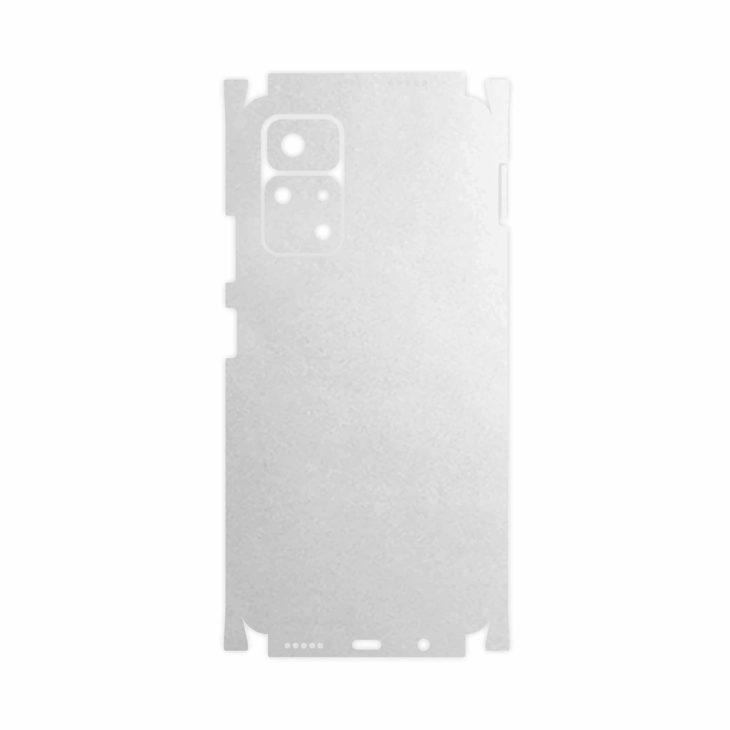 برچسب پوششی ماهوت مدل Metallic-White-FullSkin مناسب برای گوشی موبایل شیائومی Poco M4 Pro 5G