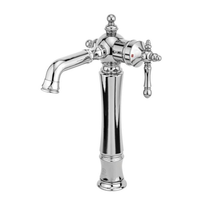 شیر روشویی پایه بلند قهرمان مدل نگین