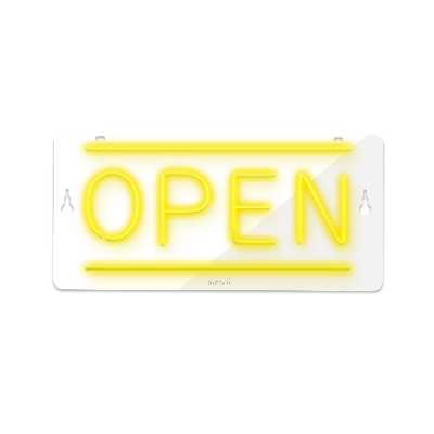 چراغ دیواری نئون دیزاین طرح Open_YL