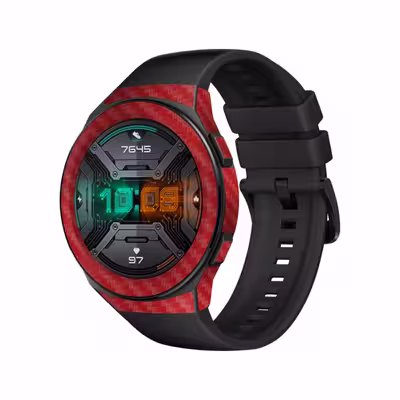 برچسب ماهوت طرح Red Fiber مناسب برای ساعت هوشمند هوآوی Watch GT 2e