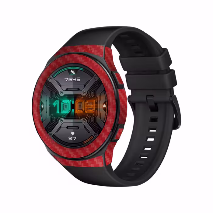 برچسب ماهوت طرح Red Fiber مناسب برای ساعت هوشمند هوآوی Watch GT 2e