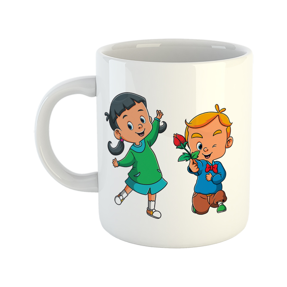 ماگ طرح دختر پسر  فانتزی 