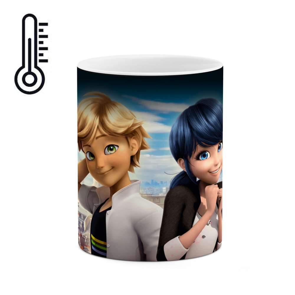 ماگ حرارتی طرح انیمیشن دختر کفشدوزکی مدل mgph13382