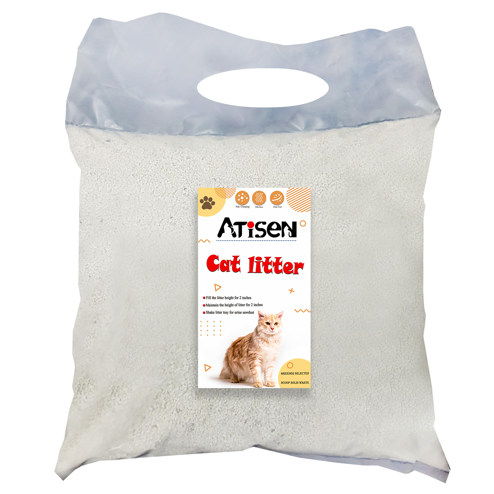  خاک بستر گربه آتیسن مدل M4-10 وزن 10 کیلوگرم