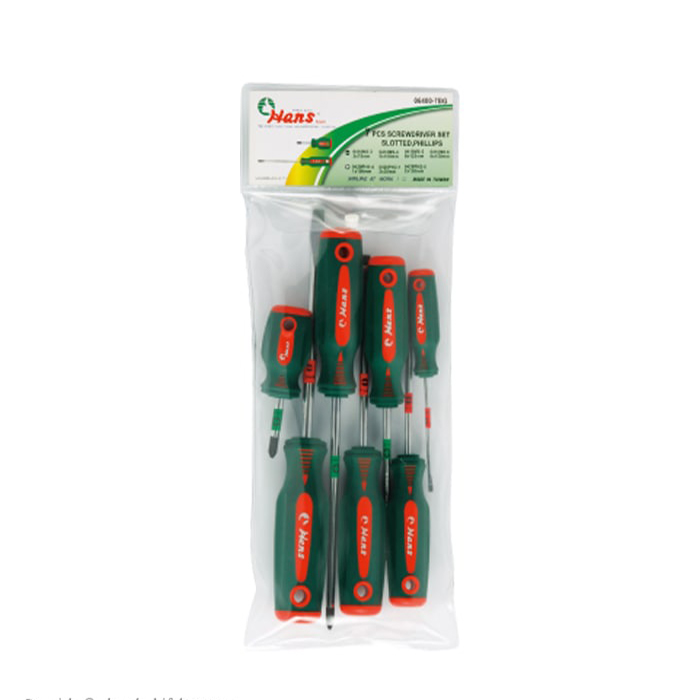 مجموعه 7 عددی پیچ گوشتی هنس مدل 06400-7BG