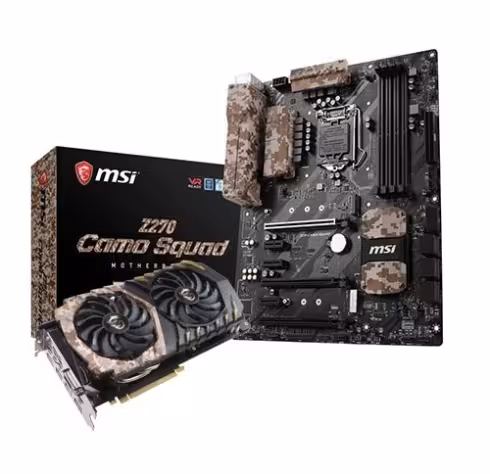 باندل مادربرد و کارت گرافیک ام اس آی Z270 CAMO SQUAD   GTX 1060 CAMO SQUAD 6G