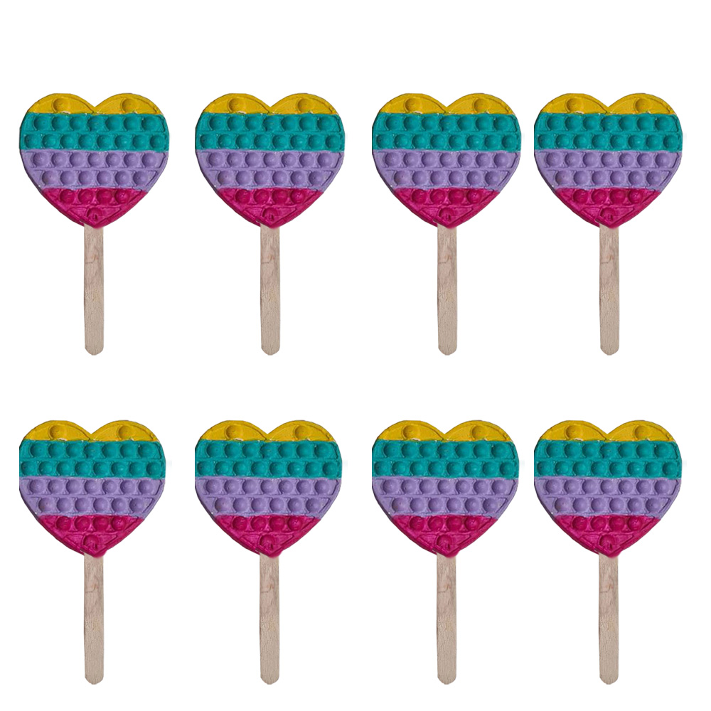 گیفت تولد مدل قلب طرح Heart مجموعه 8 عددی