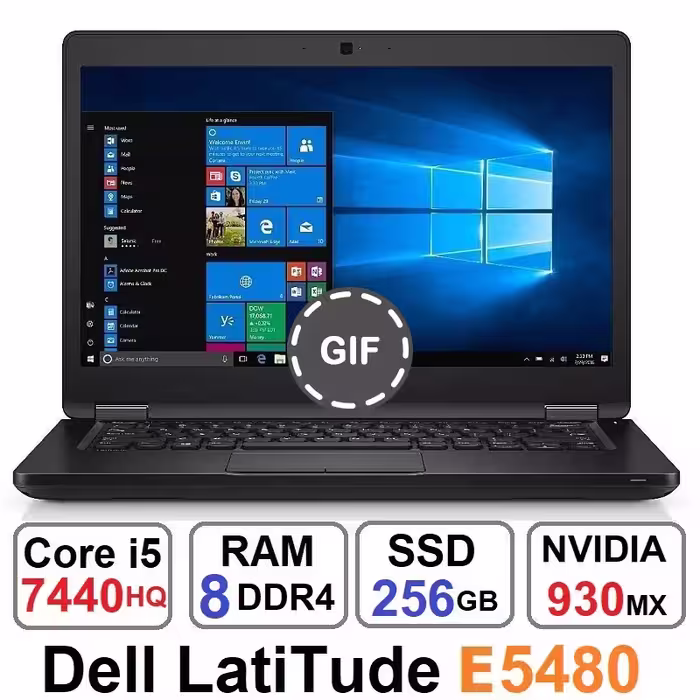 لپ تاپ دل Dell Latitude E5480 Core i5 7440HQ رم 8 گیگ
