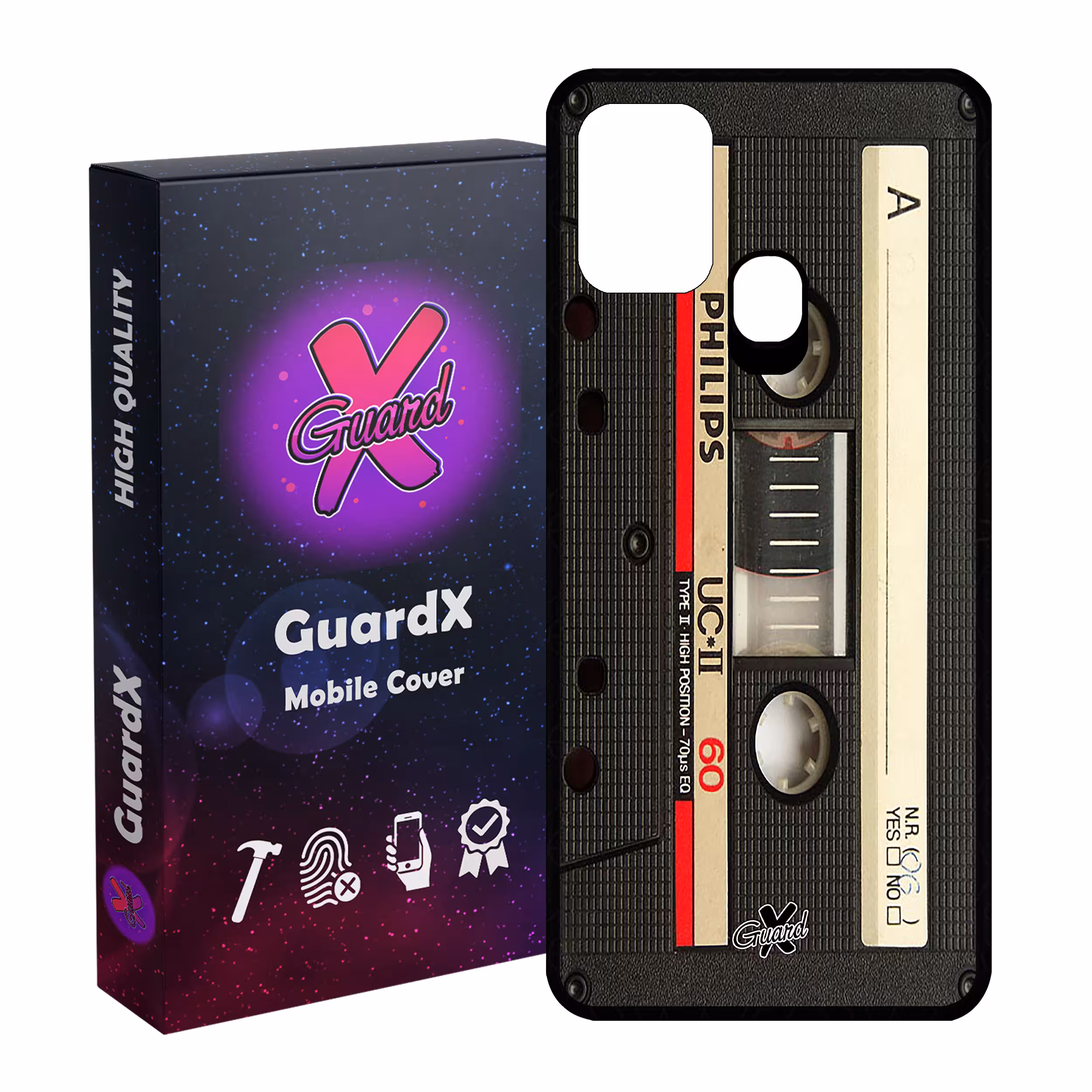 کاور گارد ایکس طرح Cassette مدل Glass10063 مناسب برای گوشی موبایل سامسونگ Galaxy M31 / M31 Prime / F41