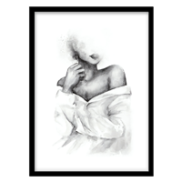 قیمت و خرید تابلو دکوراتیو مدل نقاشی آبرنگ فیگوراتیو کد 0726