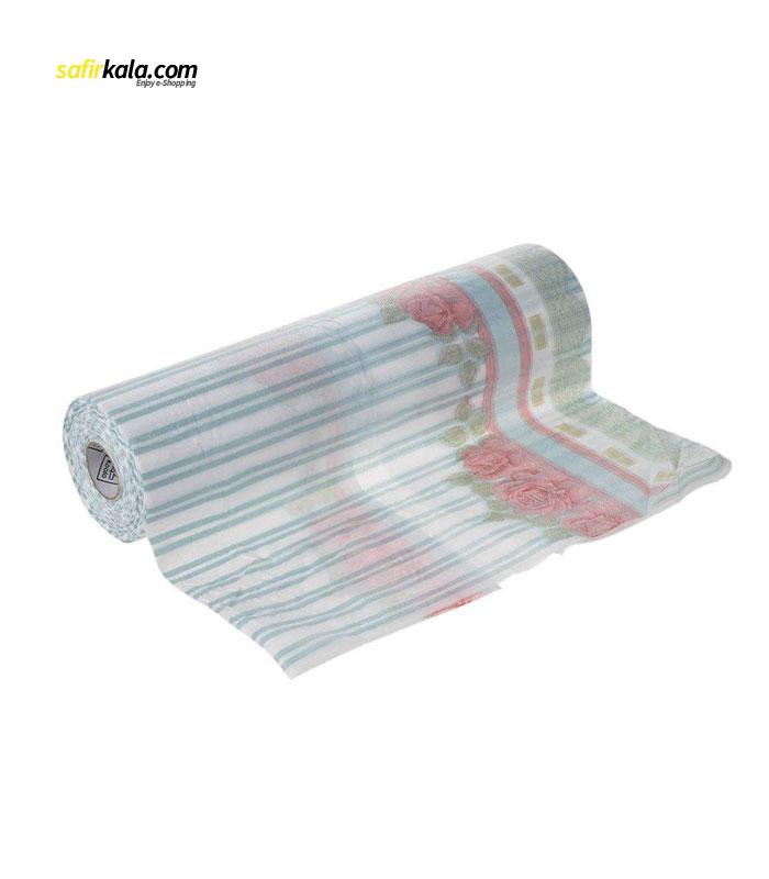 سفره یکبارمصرف کوالا مدل Cotton کد VA2000-001 رول 10 متری