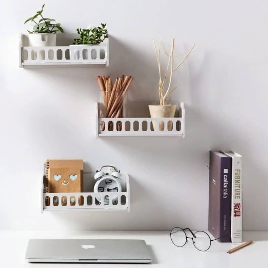 شلف دیواری pvc مجموعه سه عددی