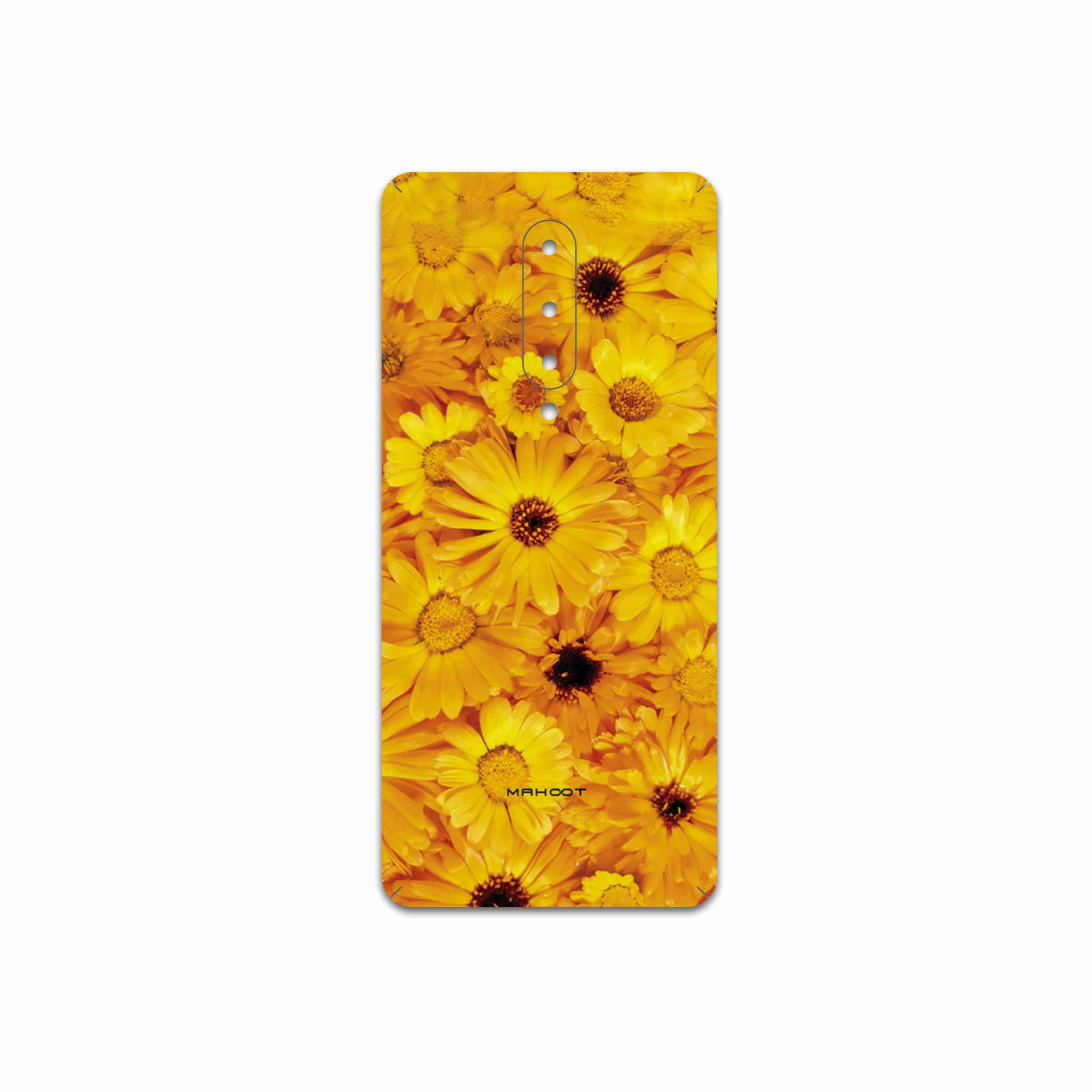 برچسب پوششی ماهوت مدل Yellow-Flower مناسب برای گوشی موبایل وان پلاس 8