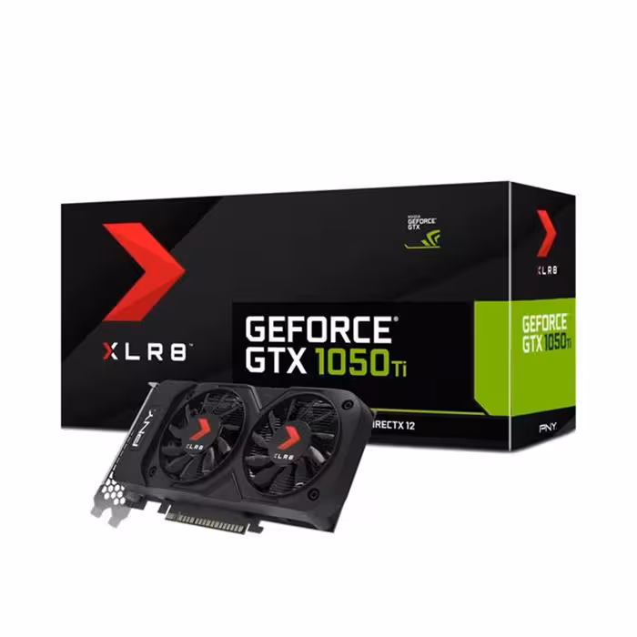 کارت گرافیک پی ان وای مدل  GTX 1050Ti XLR8 OC GAMING