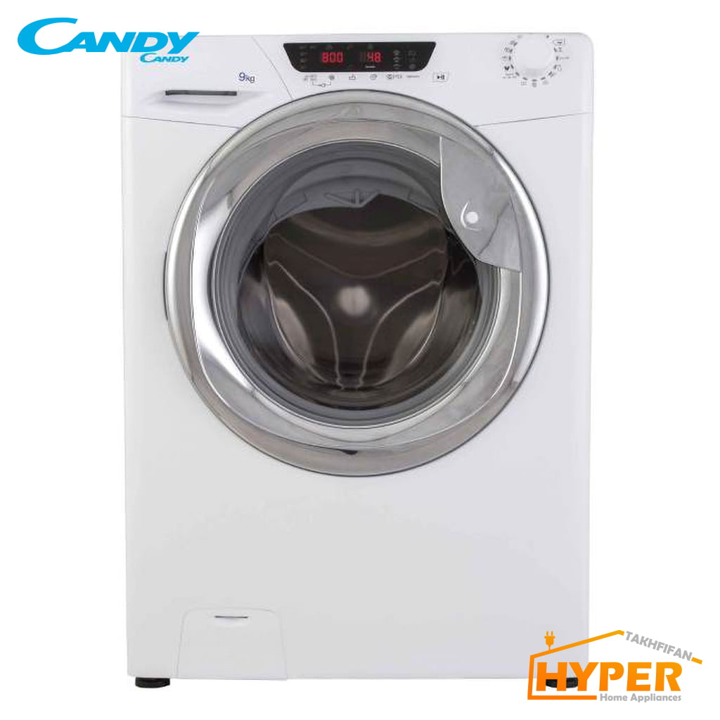 ماشین لباسشویی کندی GIC-3409 WT سفید 9 کیلویی