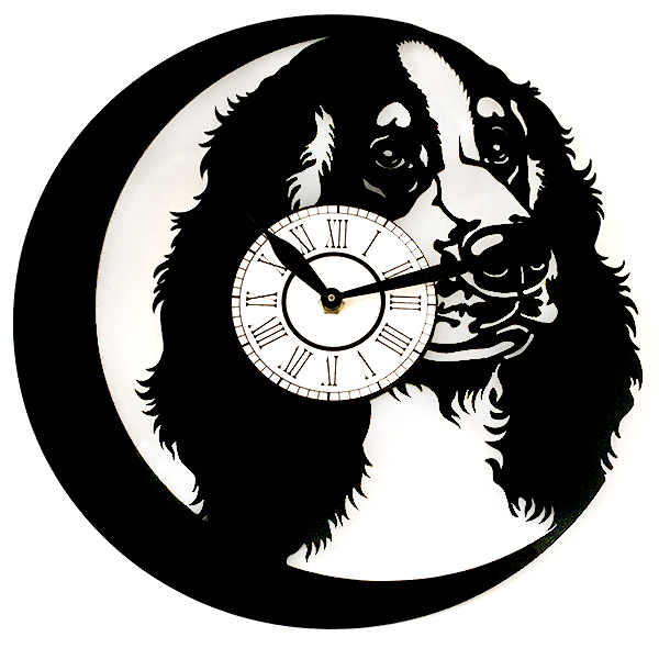 ساعت دیواری طرح سگ گلدن