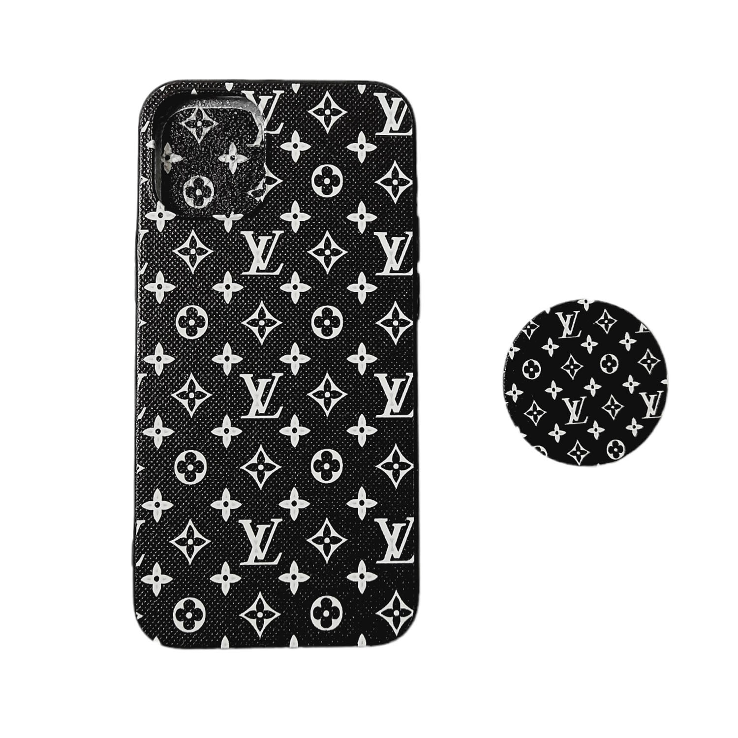 کاور مدل Ip12m مناسب برای گوشی موبایل اپل iPhone 12 mini به همراه پاپ سوکت