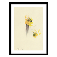 قیمت و خرید تابلو دکوراتیو مدل نقاشی انتزاعی گل