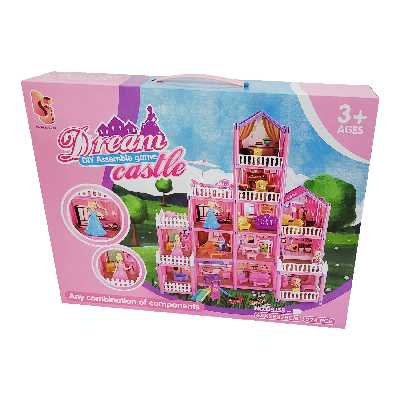 اسباب بازی طرح خانه عروسکی مدل Dream castle کد 55